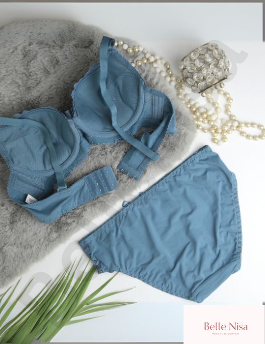Wired Lace Bra & Panty Set - Stylish & Supportive | BelleNisa